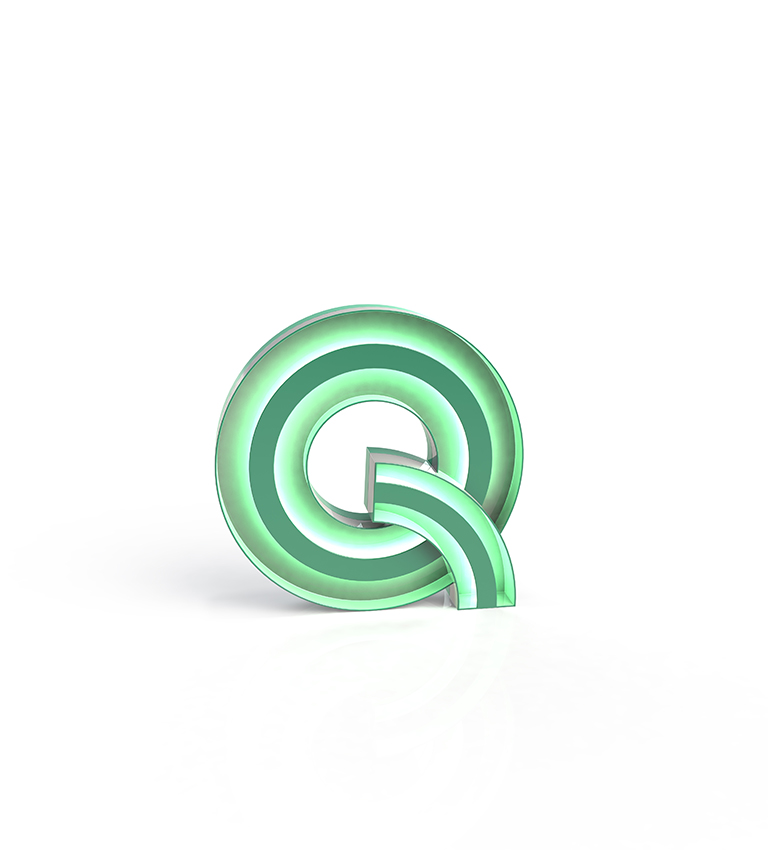LETTER Q 落地灯