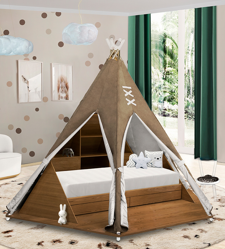 TEEPEE ROOM 床