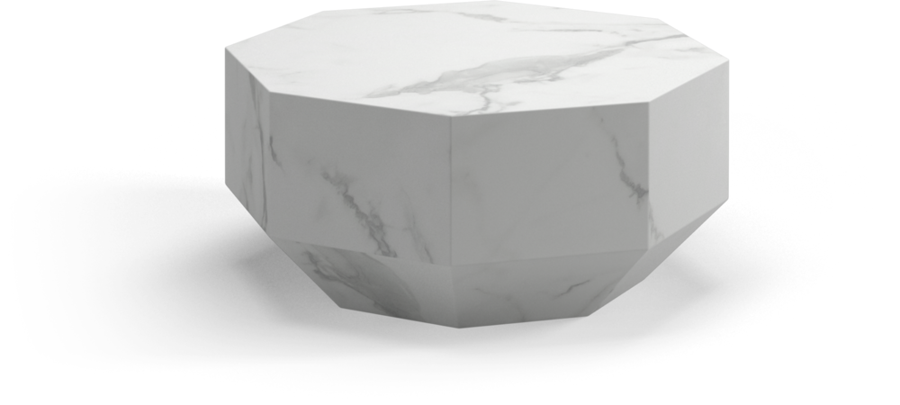 Gem-Coffee Table Bianco Ceramic 茶几