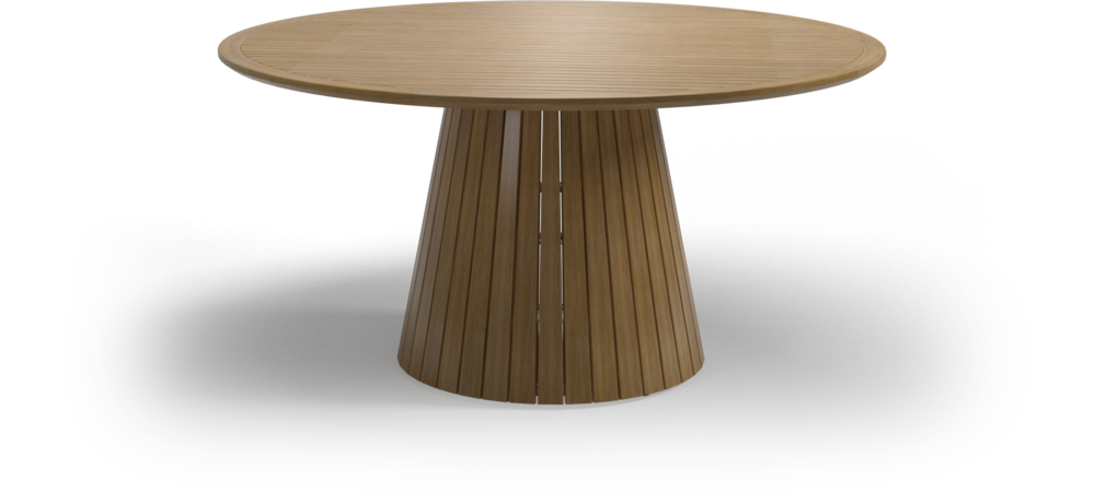 Whire-Teak Round Dining Table 圆餐桌