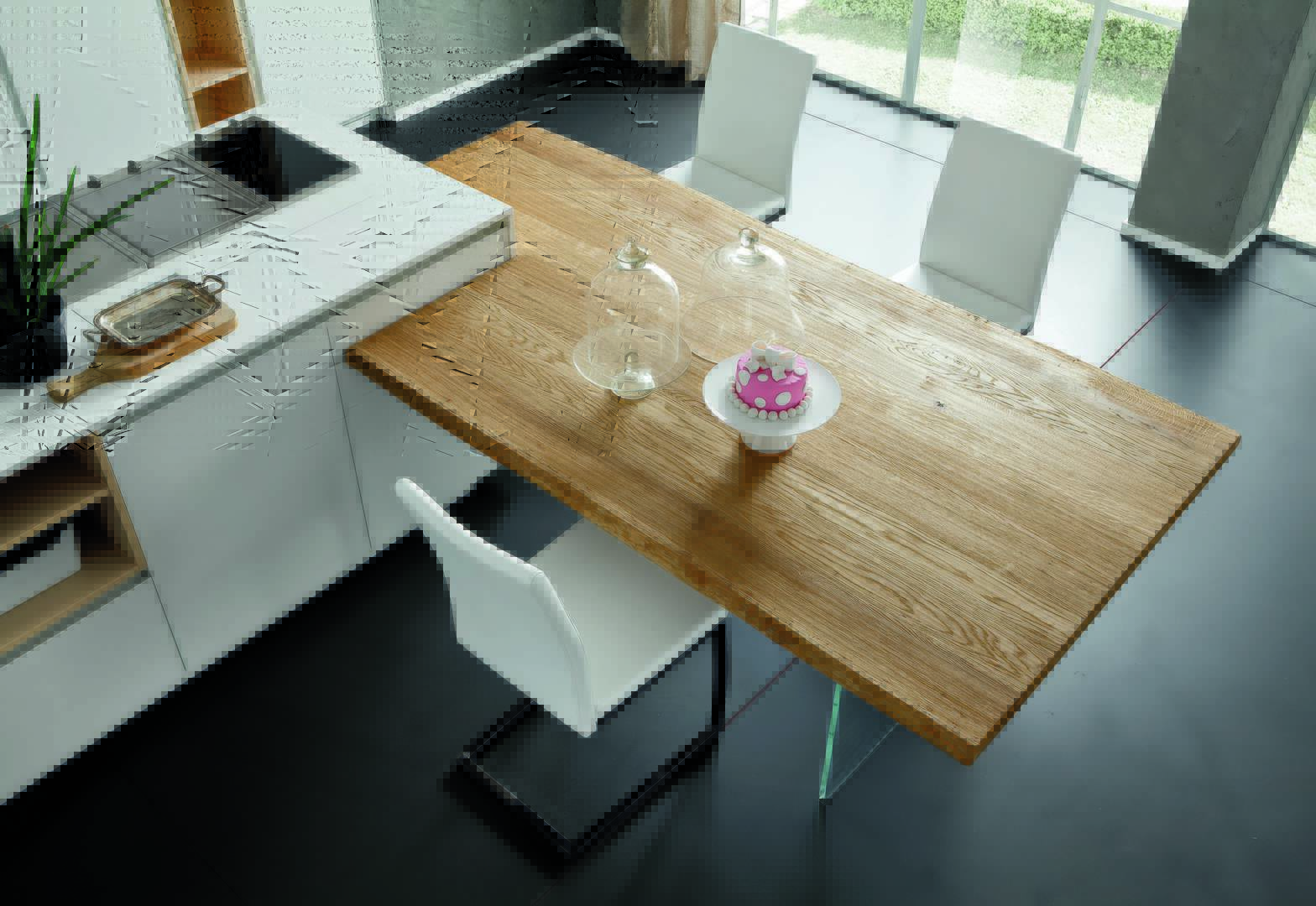 kitchen 45 mm thick 岛台