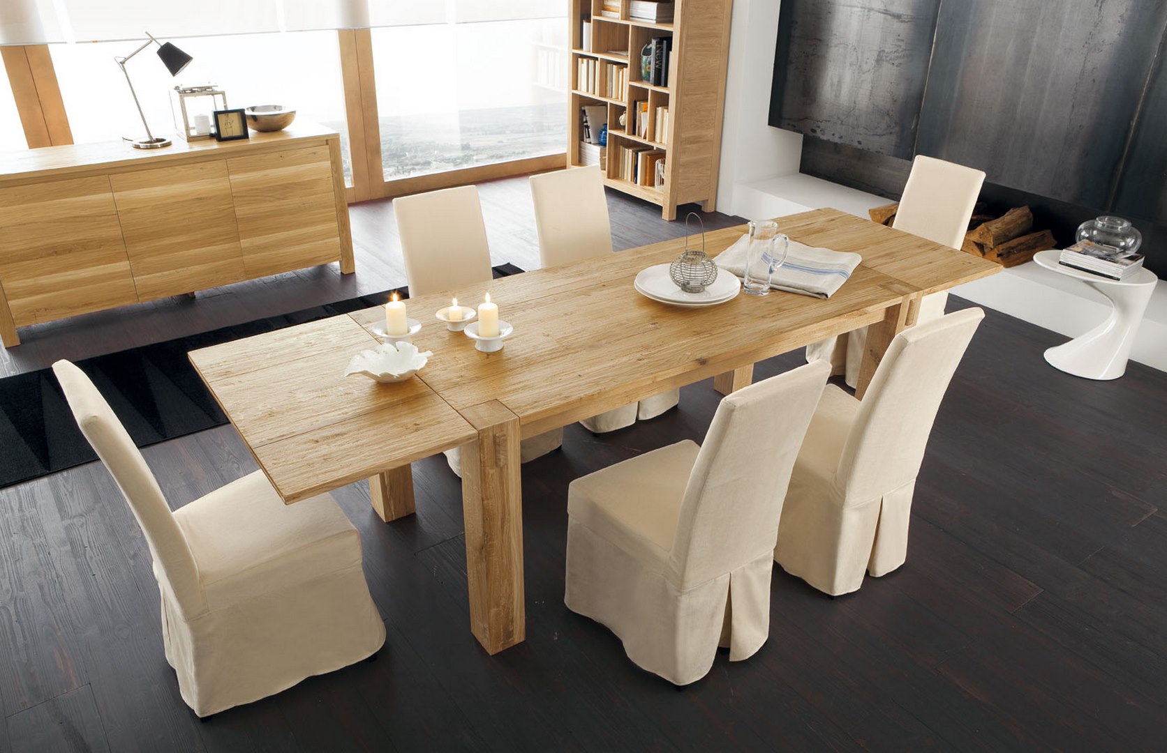 Table Stoccolma Natural 长餐桌