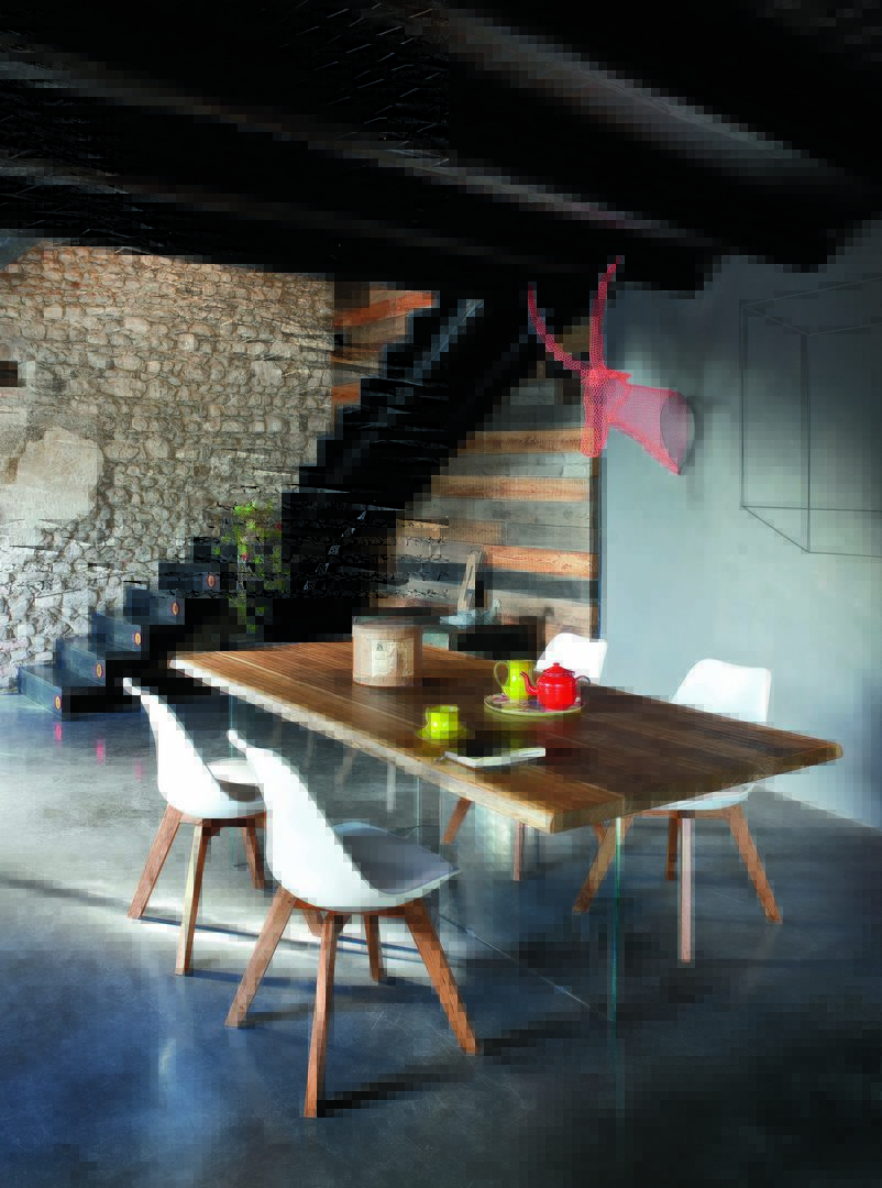 ALTACORTETable Toronto noce 长餐桌