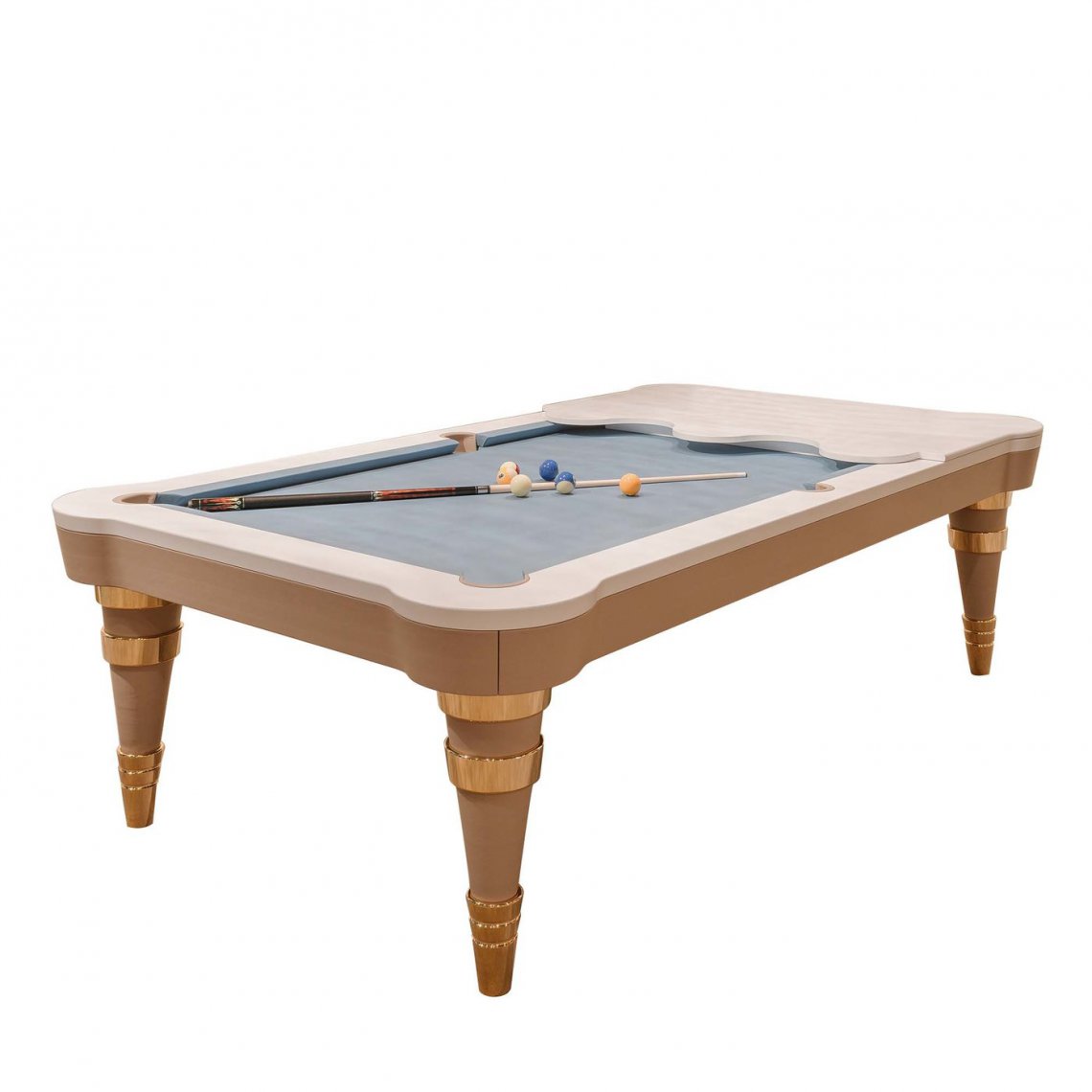 Vismara DesignREGIS POWDER BLUE POOL TABLE台球桌