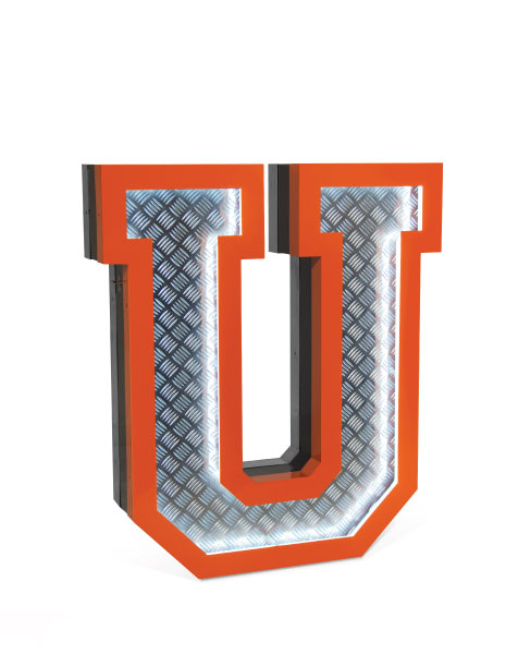 DELIGHTFULLLETTER U GRAPHIC台灯