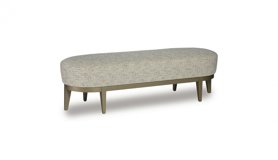 Venice bench e Venice pouf休闲椅