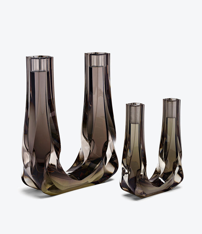 ZAHA HADID DESIGNBRAID DOUBLE CANDLE HOLDER烛台